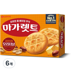 마가렛트 롯데제과 오리지널, 352g, 6개