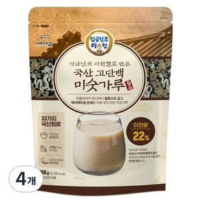 배대감 임금님표 이천쌀로 만든 국산 고단백 미숫가루, 500g, 4개