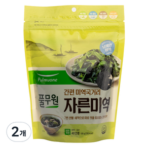 풀무원 간편 미역국거리 자른미역, 100g, 2개