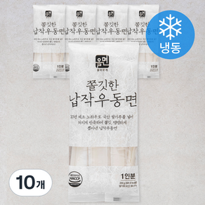 올면 쫄깃한 납작우동면 (냉동), 200g, 10개