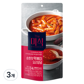 더미식 순한맛 떡볶이 양념, 160g, 3개