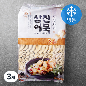 삼진어묵 꼬치사각 (냉동), 1.016kg, 3개