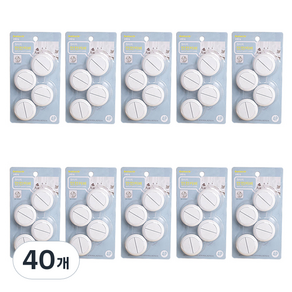 ABM 원터치 안전커버 4p, 40개, 4 x 3 cm