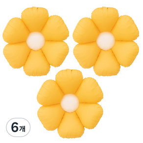 조이파티 데이지풍선 52cm, 머스타드, 6개