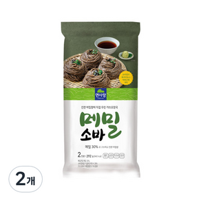 면사랑 메밀소바 2인, 292g, 2개