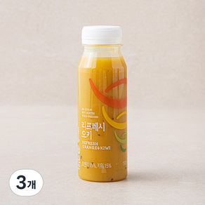 잠바주스 프리미엄 과채주스 오레지&키위, 3개, 190ml