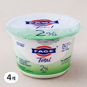 파예 저지방 그릭 요거트 플레인 2%, 150g, 4개