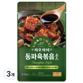 차오차이 동파육볶음 소스, 100g, 3개