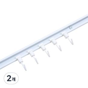 초이스하드웨어 멀티 액자레일 키걸이, 화이트, 2개