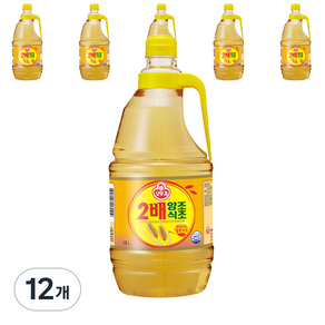 오뚜기 2배 양조식초, 1.8L, 12개