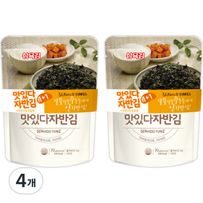 삼육김 맛있다 자반김, 70g, 4개