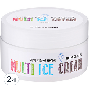 얼라이브랩 멀티 아이스 크림, 2개, 100ml