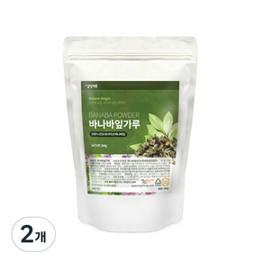 갑당약초 바나바잎 가루, 2개, 300g