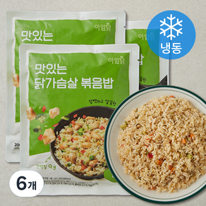 아임닭 맛있는 닭가슴살 볶음밥 야채 (냉동), 200g, 6개