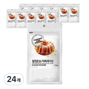 큐원 삼양사 분당 슈가파우더, 110g, 24개