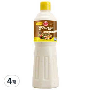 오뚜기 갈릭 아이올리 소스, 930g, 4개