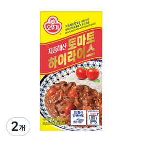 오뚜기 지중해산 토마토 하이라이스 고형