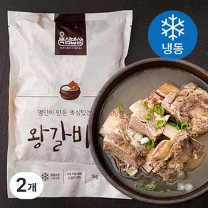 뚝심밥상 왕갈비탕 (냉동), 1kg, 2개