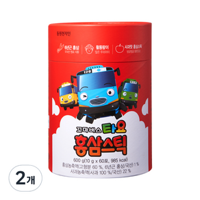 천지인 꼬마버스 타요 홍삼스틱, 600g, 2개