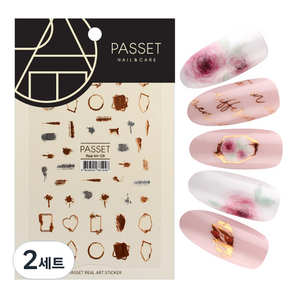 파셋 리얼아트스티커, ART129, 2개