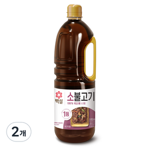 백설 소불고기양념, 2.05kg, 2개