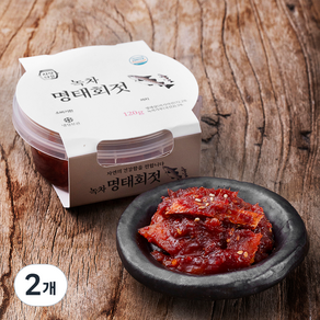 자연다감 녹차 명태회젓, 120g, 2개