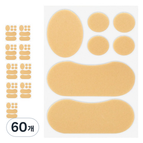 라이프팁스 물집방지 탄력 쿠션 방수밴드, 60개
