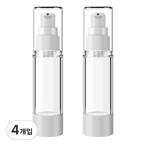 DM 뷰티 휴대용 펌프 로션 공병 플랫 진공 80ml