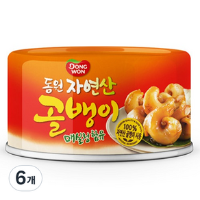 동원 자연산 매실청 골뱅이, 140g, 6개