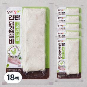 곰곰 간편 닭가슴살바 오리지널, 80g, 18팩