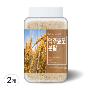 건강스토리 국내산 맥주효모 가루, 2개, 350g