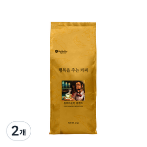 맥널티 자메이카 블루마운틴 블렌드 분쇄 원두커피, 1kg, 2개, 핸드드립