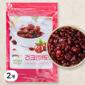 곰곰 건크랜베리, 800g, 2개