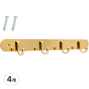 철물대장 벽옷걸이 벽면 후크 판옷걸이 모음 피스고정형 4구