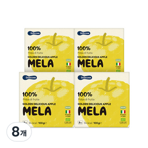 베베쿡 유기농 멜라퓨레 100g x 2p, 8개, 200g