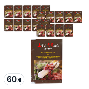 대현 고추장 육회소스, 40g, 60개