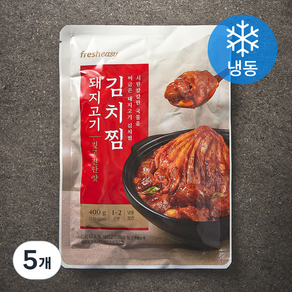 프레시지 돼지고기 김치찜 1~2인분 (냉동), 400g, 5개