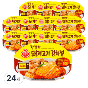 오뚜기 칼칼한 돼지고기 김치찜, 180g, 24개