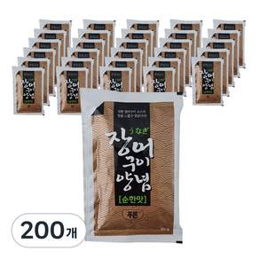 푸른식품 장어구이 순한맛 소스, 50g, 200개