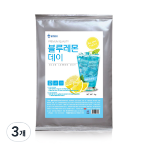 위드고 블루 레몬데이 에이드 파우더, 1kg, 1개입, 3개