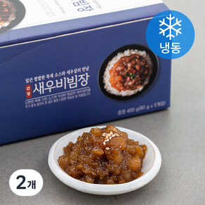 설래담 간장새우비빔장 (냉동), 400g, 2개