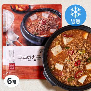 곰곰 구수한 청국장 찌개 (냉동), 350g, 6개