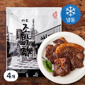 도드람한돈 마포 조박집 양념구이 (냉동), 600g, 4개