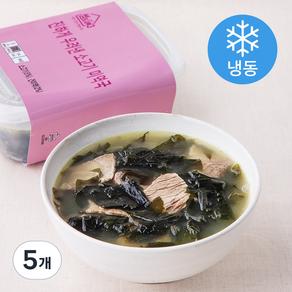 썸도시락 진하게 우려낸 소고기 미역국 (냉동), 600g, 5개