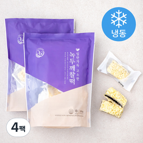 창억 입안가득 고소한 녹두깨찰떡 (냉동), 500g, 4팩