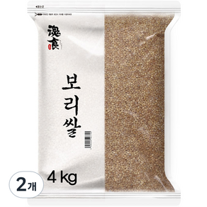 혼식 보리쌀, 4kg, 2개