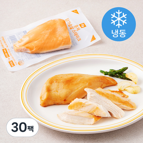 오쿡 훈제 닭가슴살 스테이크 (냉동), 100g, 30팩