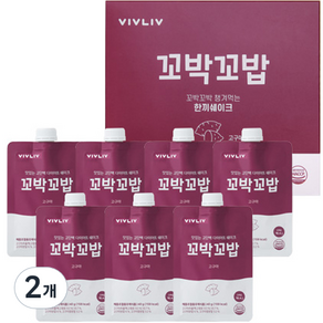 비브리브 꼬박꼬밥 고구마 다이어트쉐이크, 280g, 2개