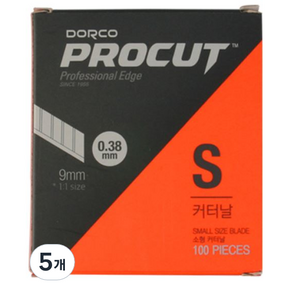 도루코 프로컷 커터 리필 칼날 S 100p, 5개