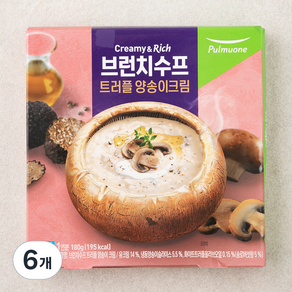 풀무원 브런치수프 트러플양송이크림 (냉장)